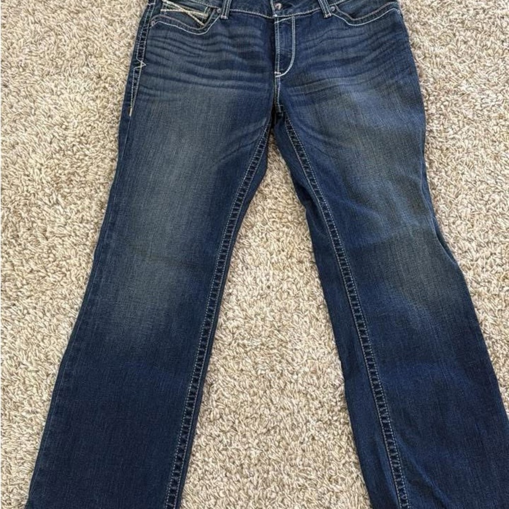 Ariat Women's Boot Cut Jeans - Dark Blue Wash regular